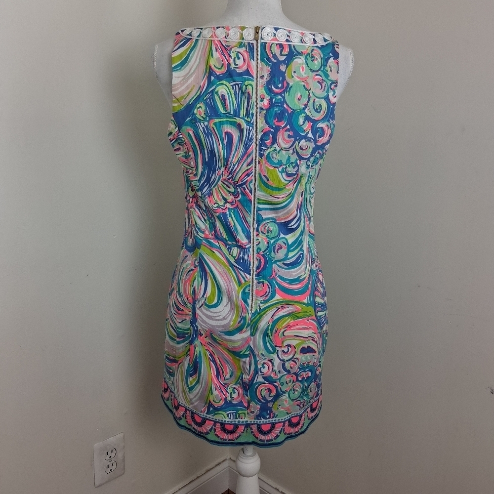 Lilly Pulitzer Gabby Shift Dress Size 4 - Picture 6 of 11